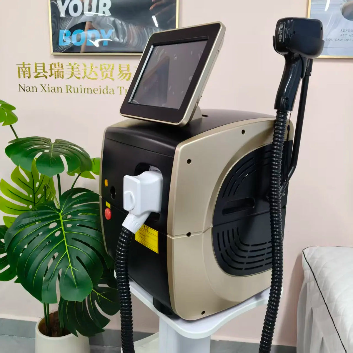 808nm Diode Laser Hair Removal -755/810/1064nm 3 Wavelengths, Ice Cooling, Painless & Permanent