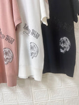 2026 Spring Summer Women Knit Thin Tshirt Skull Letter Rhinestone Short-sleeved Lady Round Neck Casual Knitted Tee