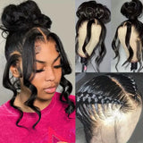 Invisible Strap 360 Full Lace Wig Body Wave 360 Hd Lace Wig 220% Density Natural Color Loose Body Wave Brazilian Human Hair Wigs
