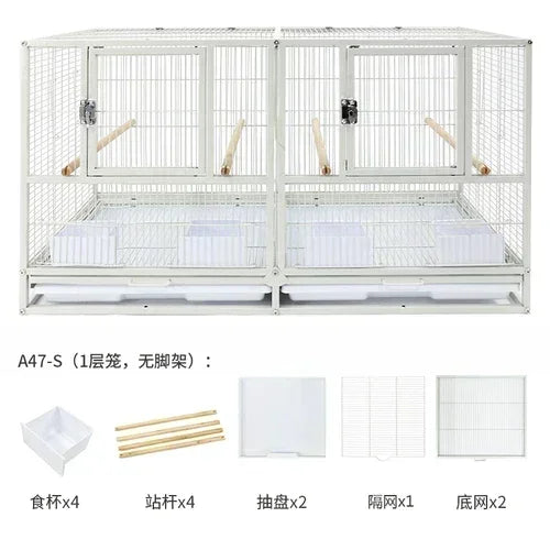 Pet Aviary Bird Cage Parakeet Rabbit Protective Chinchilla Breeding Cat Outdoor Hut Bird  Quail Pajaros Bird Accessories