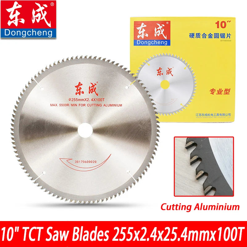 10" 254mm TCT Circular Saw Blades For Cutting Aluminium. 254x30(25.4)mmx120T Table Saw Blades Miter Saw Blades Cutting Aluminium