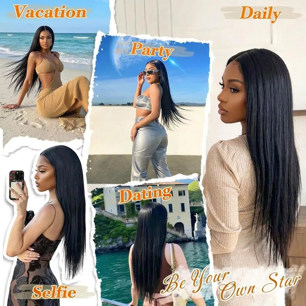 42 Inch Wigs 100% Human Hair 13x4 Hd Iace Frontal 13x6 Hd Brazilian Lace Frontal Wig 220% Density Straight Hd Transparent 13x4 Wigs