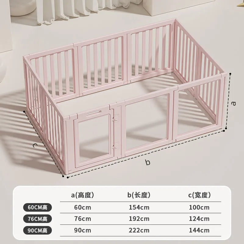 Pet enclosure, pink dog cage, medium and small  new dog cage