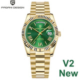 2025 New PAGANI DESIGN DD36 Man Watch Rose Gold Luxury Men Mechanical Watches Sapphire Mirror Automatic Watch For Men Waterproof