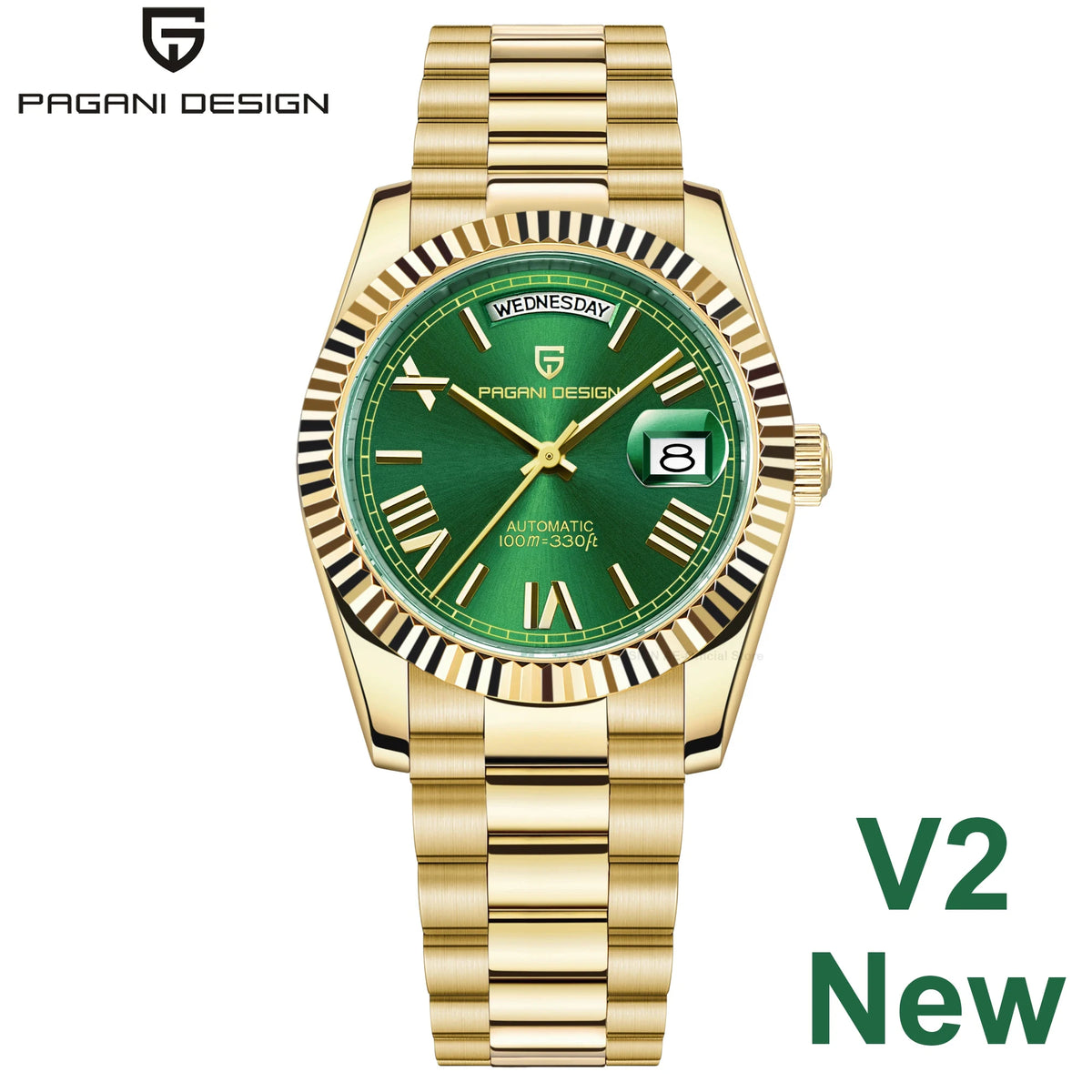 2026 New PAGANI DESIGN DD36 Mens Mechanical Watches Gold Luxury Automatic Watch For Men AR Sapphire Mirror Waterproof Gift Clock