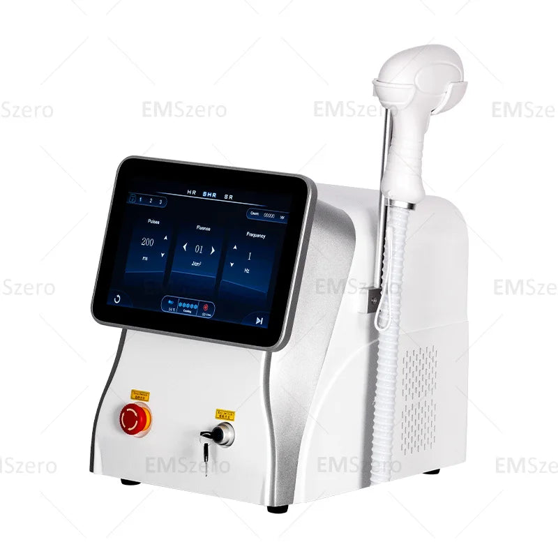 Professional 4000W Ice Platinum Laser Hair Removal Machine 3 Wavelength 808Nm 755Nm 1064Nm Painless Diode Beauty Machine.