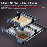 SCULPFUN S30 Ultra Laser Engraver with Air Assist 33W Output Laser Cutter 600x600mm Working Area Laser Engraver for Wood Metal