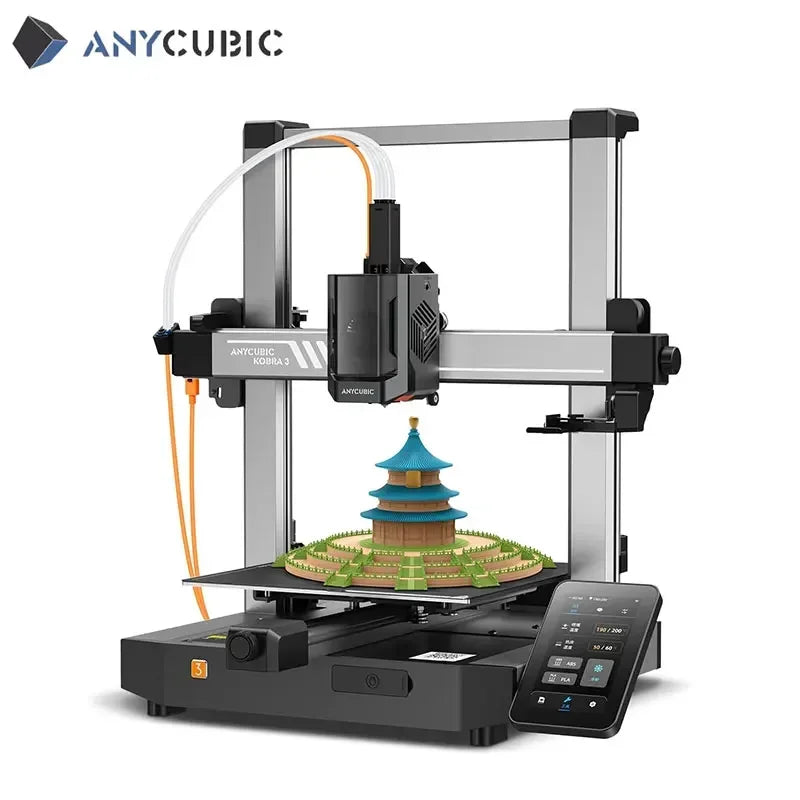 Anycubic Kobra 3 Combo Multi-Color Printing 4 to 8 Colors Max 600mm/s printing speed Anycubic FDM 3D Printer