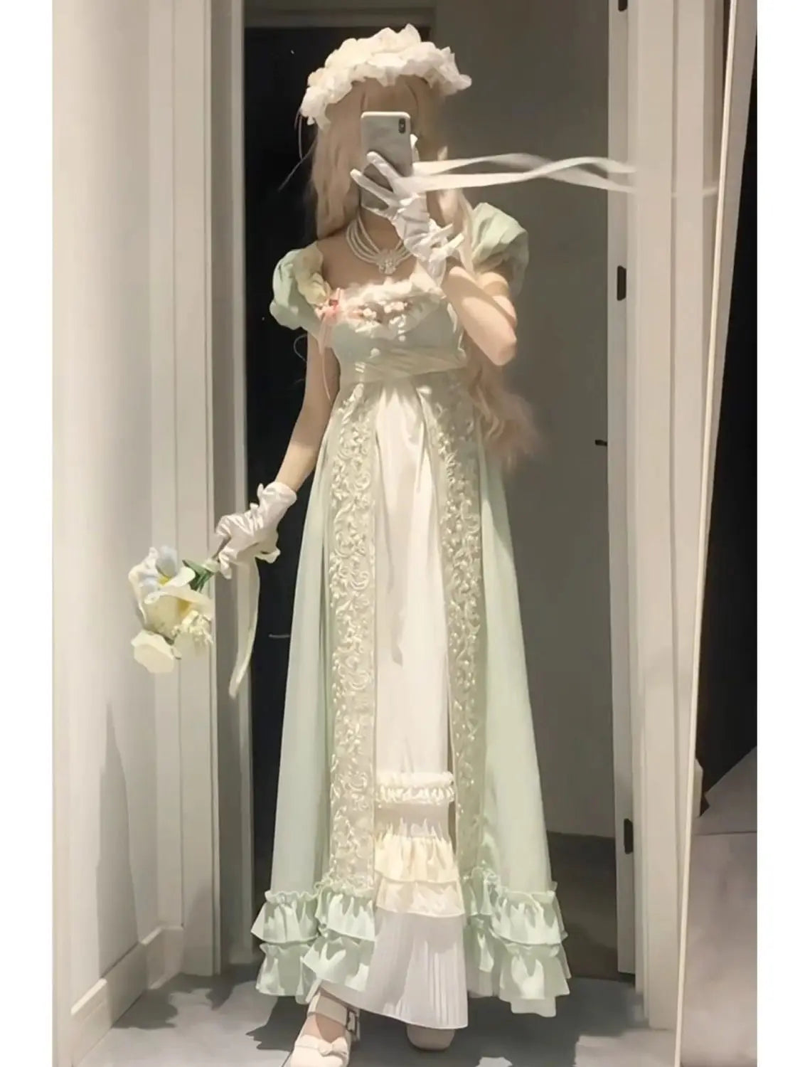 MAGOGO Green eco-style imperial lolita dress, Lolita princess dress