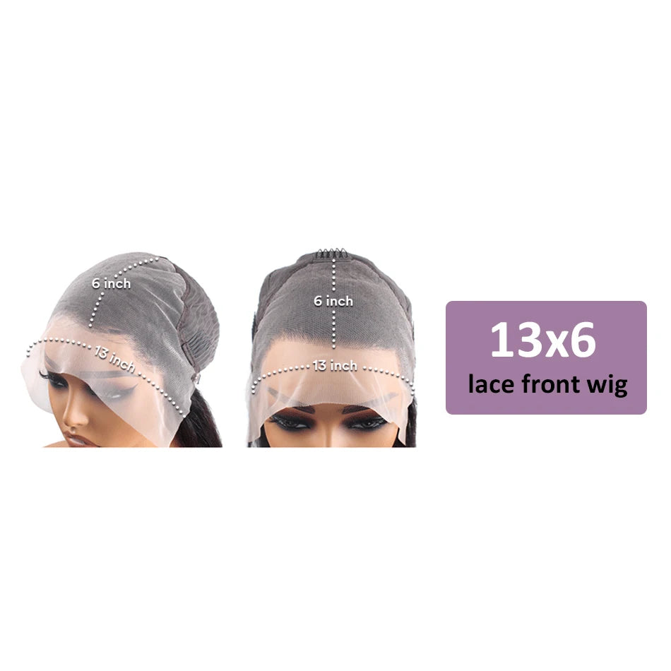13X6 Straight Human Hair Wigs Glueless 13X4 Hd Lace Frontal Wig Ready To Wear Brazilian 4X4 5X5 30 36 Inch Closure Wig For Women