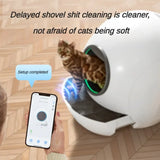 80L Automatic Sandbox for Cats APP Reminder Smart Self Cleaning Cats Litter Box UV Closed Cat Tray Multifunctional Pet Products