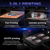 OYfame A3 A4 UV Flatbed Printer | With L805 XP600 Print Head | For Phone Cases Bottles Acrylic Pens  EU & US Stock Available