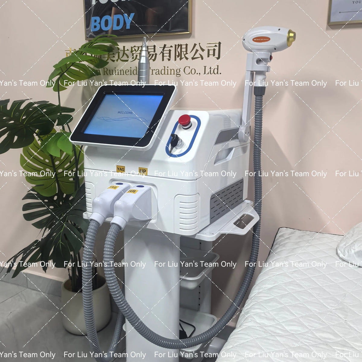 2 IN 1 Diode Laser PicoSecond Laser Machine 808nm 755nm 1064nm Hair Removal Tattoo Removal Skin Rejuvenation Beauty Device