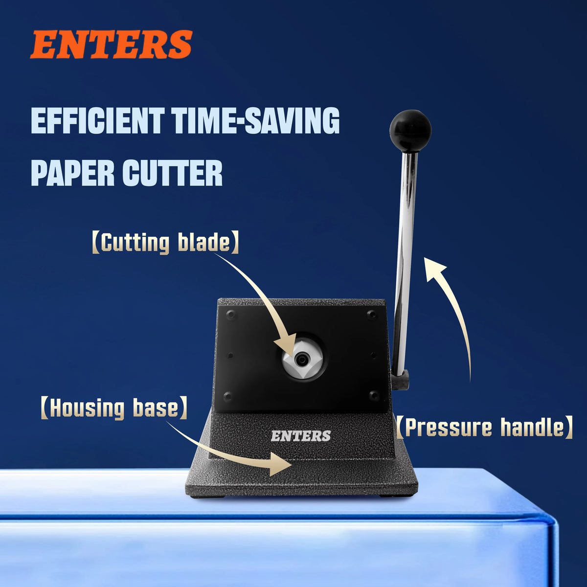 35mm Round Photo Paper Cutter With 100 Sets Key Chain DIY Materials