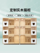 Cat Cage Cat Villa Cat Nest Cattery Pet Display Cabinet Delivery Room Pet Shop