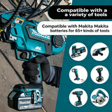 Original Makita 18V 9.0Ah Battery + DC18RC Fast Charger Kit, Replacement for BL1890B BL1860B LXT Power Tools.