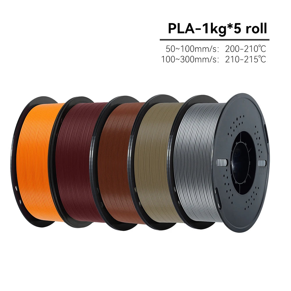 KINGROON High Speed PETG 3D Filament PLA/PETG 5KG 3D Printing Filament 1.75mm 100% Neatly Wound HS Filament 350mm/s Printing