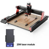 Twotrees TTC450 PRO Laser Milling Engraver Machine 4 AxisDIY Woodworking Cutting Screen UI Upgrade Support Switching Laser Mode