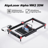 AlgoLaser Alpha MK2 20W 400x850mm Area CNC Laser Engraver Cutter With Screen Table Woodworking Tool Engraving Cutting Machine