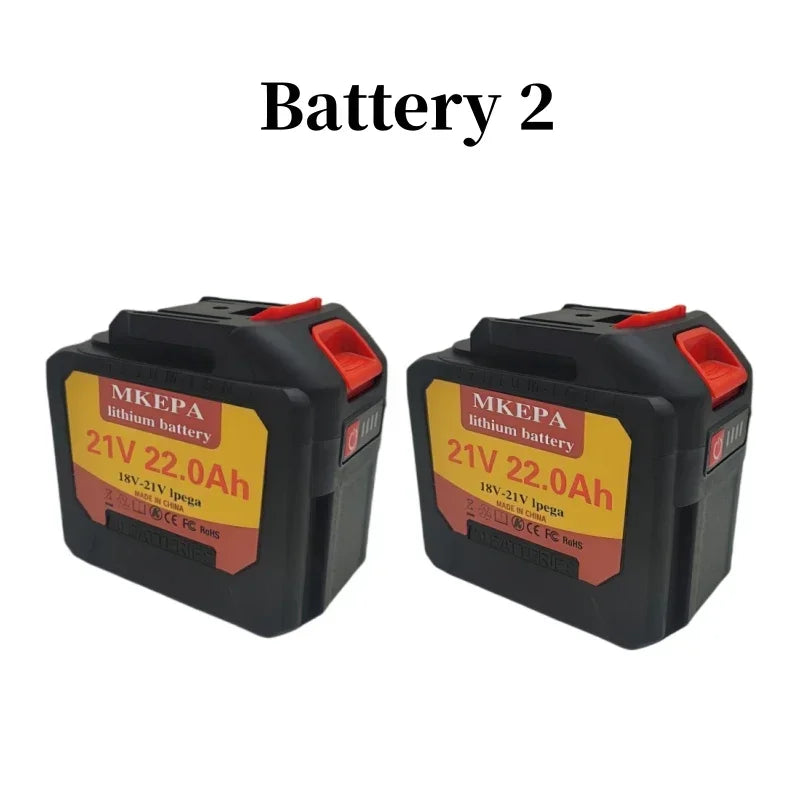 21V 11.0Ah/19.0Ah22.0Ah New Large Capacity Electric Tool Battery Replacement, Suitable for Makita Electric Screwdriver Drill
