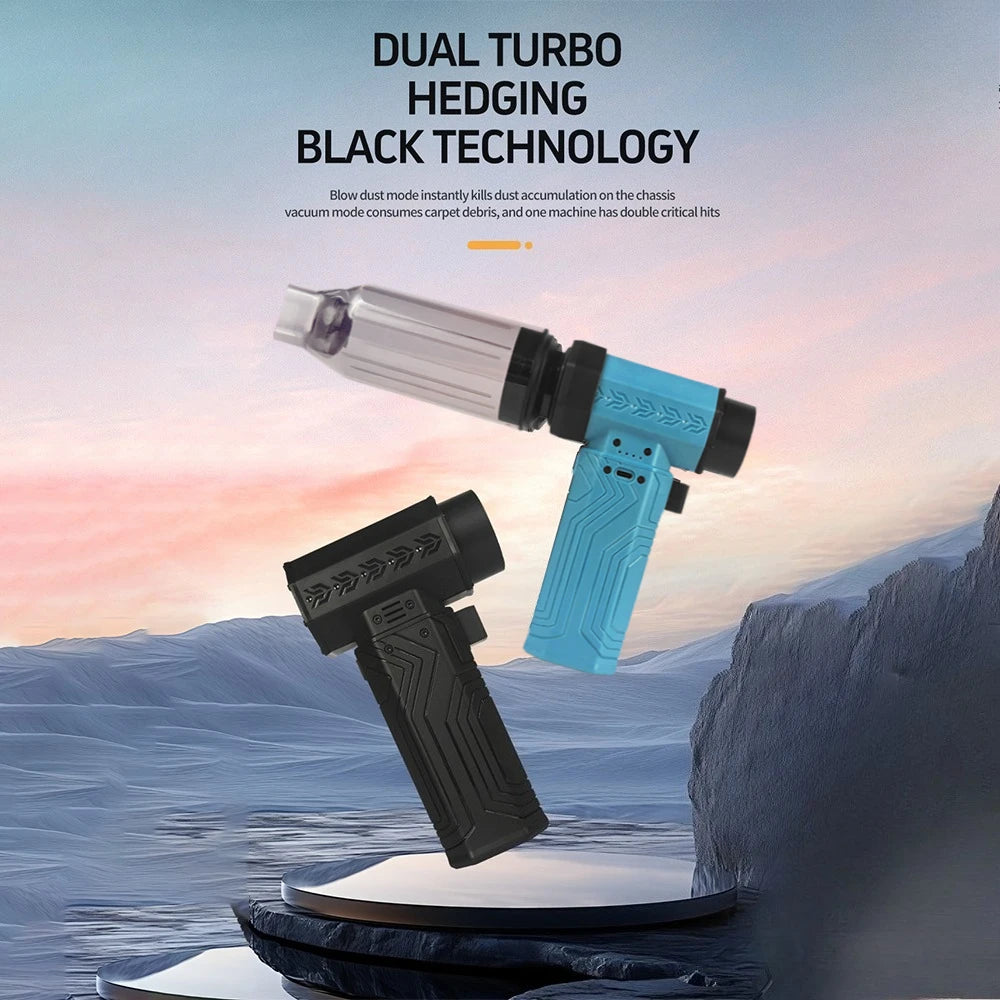 450000RPM Air Blower Powerful  Mini Turbo Fan Jet 10000mAh 600g Thrust 70m/s Wind Brushless Duster leaf Removal Dryer keyboard
