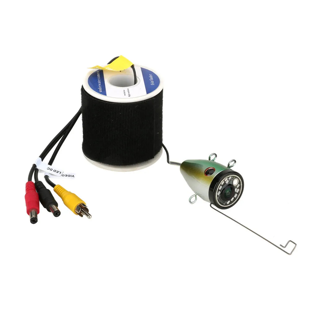 7 Inch 50m DVR Recorder Underwater Fishing Cmra with Depth Temperature Display 12pcs Infrared Lamp for Sea Fishing