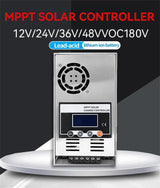 ECGSOLAX 60A MPPT Solar Charge Controller Battery Charging Controller 12V 24V 36V 48V Auto Max PV 150VDC 60A Solar Controller