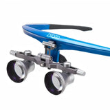 Dental Surgical Loupes 45° Ergo Deflection&Flip-up Medical Magnifier Professional Binocular Loupes for Dentist Magnetic Headlamp