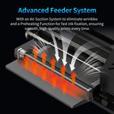 A4 A3 DTF Printer with XP600 printhead With DTF Powder Shaker Machine for DIY T-Shirt printing machine A3 Textiles fabric print