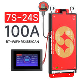 Daly Smart BMS 4S 7S 8S 24S 16S 17S 4S 40A 60A 100A 150A 1A Active Balance BMS for lifepo4 with wifi 4.3 LCD Built-in bt Li-Ion