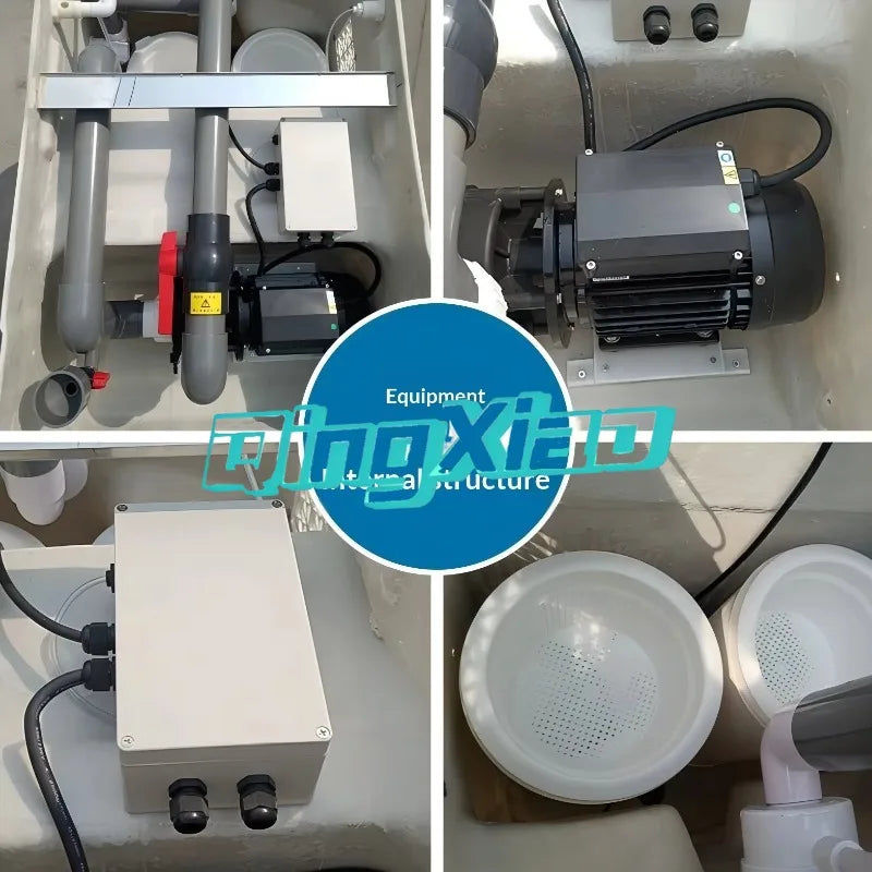Wall Mounted Integrated Swimming Pool Filter Machine Water Circulation Purification Treatment With LED Lighting All In One