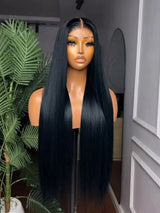 250 Density Pre Cut Hd Lace Closure Wigs 5x5 Glueless 100% Human Hair Wigs Ready To Wear Bone Straight 13x4 HD Lace Front Human Hair Wig For Women