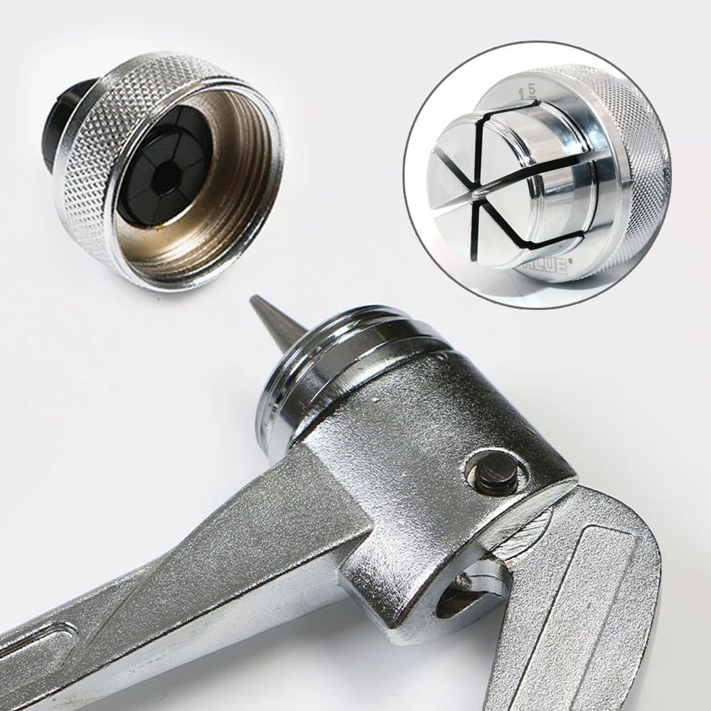 Tubing Flaring Tool Copper Pipe Expander Lever Type Tubing Expanding Tool Portable Manual Copper Aluminum Pipe Tube Expander Kit