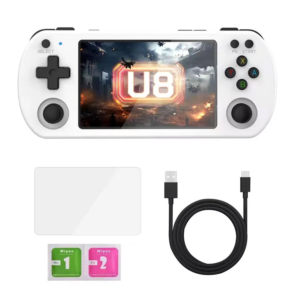 WUDS U8 Retro Handheld Game Controller - 64-Bit Processor, 4.0" HD Screen, Extended Battery Life, USB charging