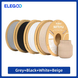 ELEGOO Multiple-Color Matte PLA Filament 1.75mm 2KG/4KG/5KG/10KG For EU US