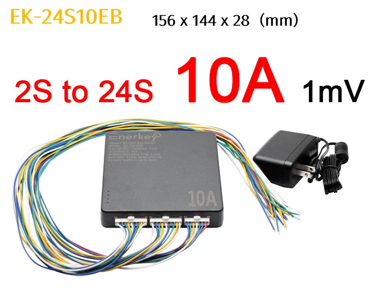 1mv 4A 8A 10A 15A Active Balancer 2S 4S 8S 10S 16S 20S 22S 24S 24V 48V Li-ion Lifepo4 LTO Cell Bluetooth APP Balance Equalizer