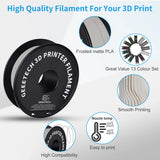 GEEETECH 10Kg 3d Matte PLA Filament 1.75mm Spool Wire For 3D Printer Material,Safety, Vacuum packaging