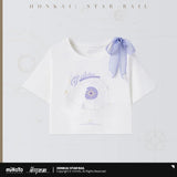 Genuine MiHoYo Game Honkai Star Rail Robin Short Sleeve T-shirt Women Daily Wear Skirt Cosplay Costume Tops Tees Birthday Gift