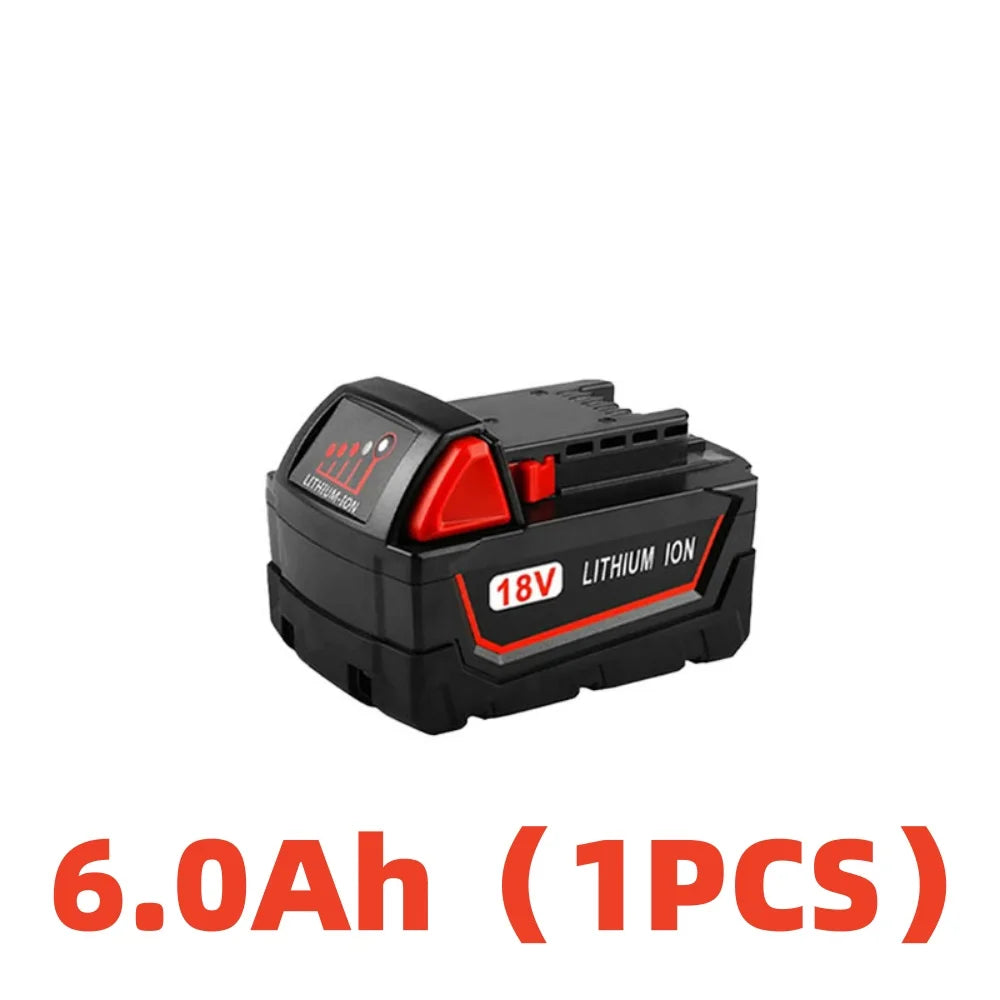 for Milwaukee M18 18V cordless tool battery for M18B5 XC lithium-ion batteries 48-11-1815 2604-20 48-11-1850 48-11-1860 etc.