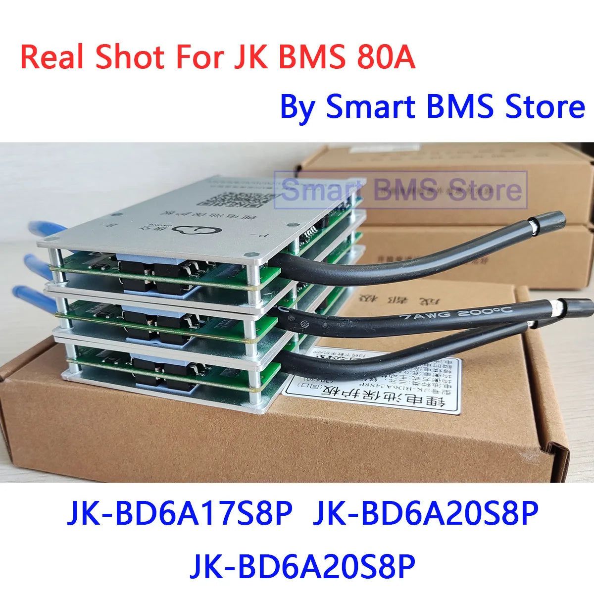 Jikong JK BMS 40A 60A 80a 200a Active Balance BD6A17S8P BD6A20S8P BD6A24S8P 8s 13s 17s 20s 24s Smart JK Bms Bt RS485 Connector