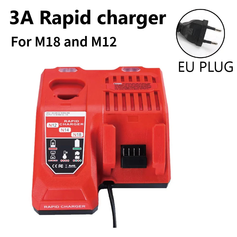 TPCELL 12AH/15AH For M.18 Tabless 21700 18V Professional Battery Li-ion Replacement High Output