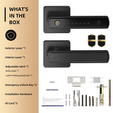 Viladepot Smart Lock Fingerprint Door Lock App Control Passcode Unlock Electronic Touchscreen Keypad