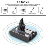 12800mAh Li-ion Battery for Dyson V6 DC59 DC62 21.6V Vacuum Cleaner Replacement 18650 Battery