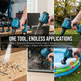 Makita power tools makita 18v tools DAS180 high-power air dust removal gun for blowing dust in narrow spaces power tools