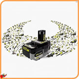 For RYOBI high-performance lithium battery 18V with no memory effect and low self discharge for all tools P104, P107