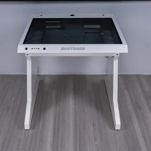 Computer Case Integrated High-End Cool Special-Shaped Game Tables Built-in Fully Transparent Large Case Computer Desk