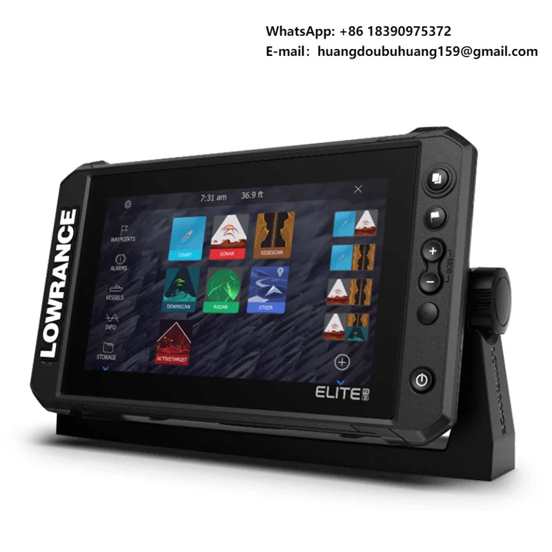 New Lowrance FS 9 Finder with Active Imaging 3-in-1 Transducer Preloaded C-MAP Contour and Charts