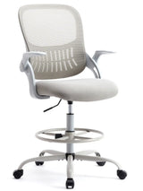 JHK Ergonomic Mesh Backrest Office Desk Chair Adjustable Height Computer Rolling Work Swivel Gaming Chairs With Wheels For Home