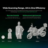 Creality Sermoon P1 3D Scanner 22+7+1 Line Blue Laser Modes +NIR 0.02mm Accuracy Support Wireless Scan Witn NO PC/Phone Scanner