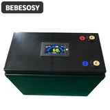 Case 12V 280AH DIY Battery Case Portable Battery Box 230AH 4S Optional 200A BMS 2A Active Balance TFT LCD Tape Bolt For RV